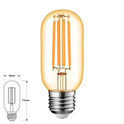 E27 Duy T45 Gemici Rustik LED Ampul 4 Watt