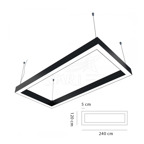 Sarkıt Dikdörtgen Simit Linear 120x240 Cm