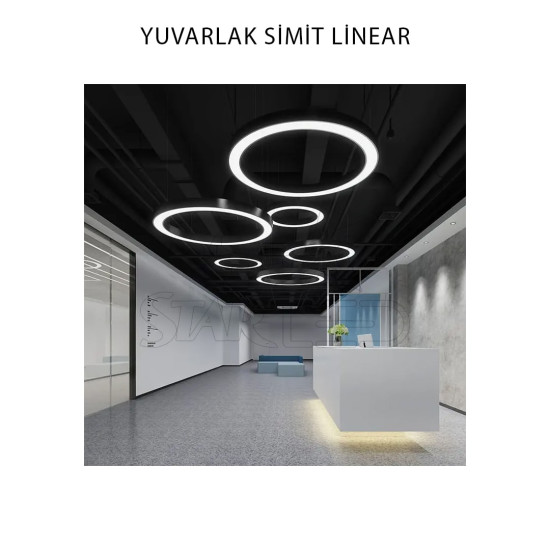 Yuvarlak Simit Linear 100 Cm 90 Watt