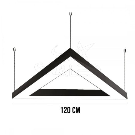Üçgen Linear Aydınlatma 120x120x120 Cm 105 Watt