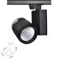 Siyah Kasa 30 Watt Philips - Samsung - Osram LED Ray Spot